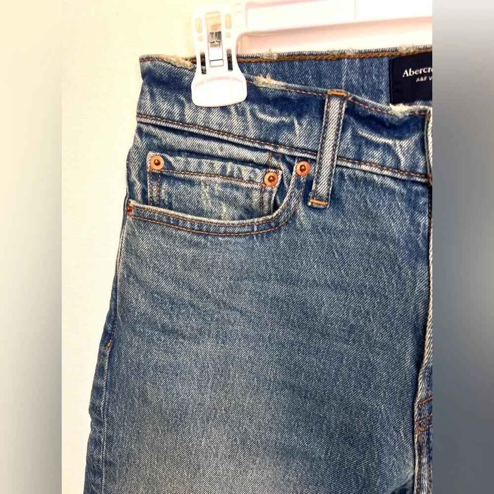 Abercrombie & Fitch mens sz‎ 28x30 Vintage 90s straight jeans denim distressed